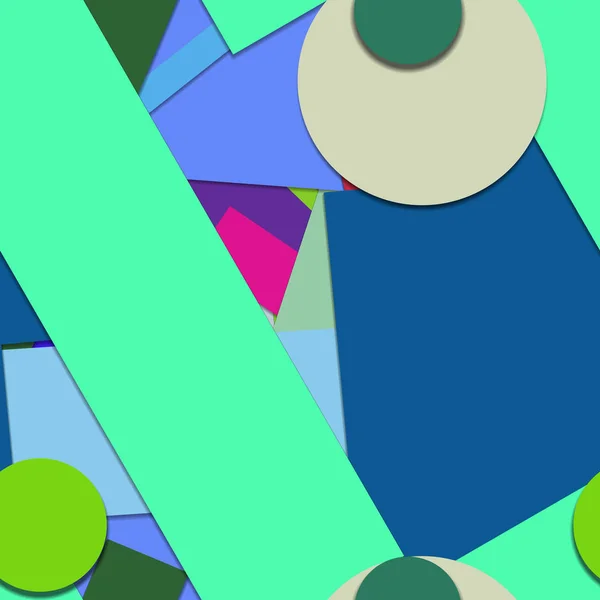 Futurystyczne Jasne Kolorowe Geometryczne Kształty Tła — Zdjęcie stockowe