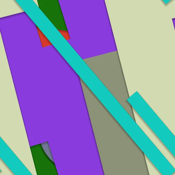 Plano Brillante Colorido Formas Geométricas Fondo —  Fotos de Stock