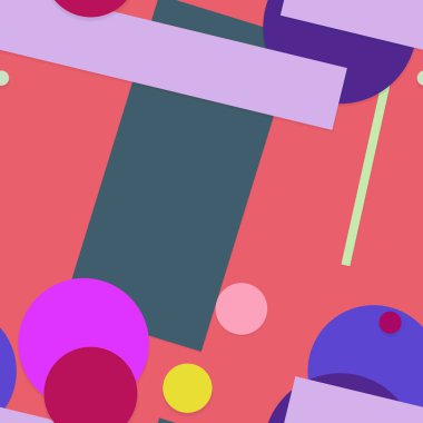 düz parlak renkli geometrik şekiller arkaplan