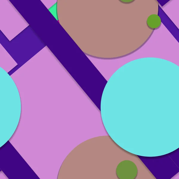 Vlakke Heldere Kleurrijke Oppervlak Geometrische Kleuren Vormen Achtergrond — Stockfoto