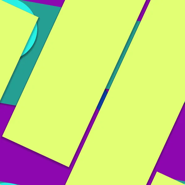 Abstract Flat Bright Colorful Surface Geometric Colors Shapes Background — ストック写真