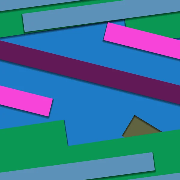 Abstract Plat Helder Kleurrijk Oppervlak Geometrische Kleuren Vormen Achtergrond — Stockfoto
