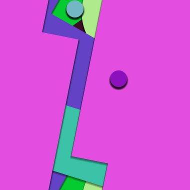 Kusursuz soyut parlak geometrik şekiller arka plan 