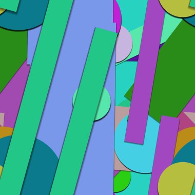 Kusursuz soyut parlak geometrik şekiller arka plan 