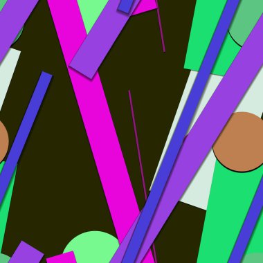 Düz malzeme tasarımı-yaratıcı vektör Trend Dikişsiz.