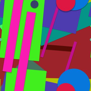 Düz malzeme tasarımı-yaratıcı vektör Trend Dikişsiz.