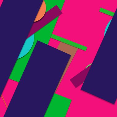 Düz malzeme tasarımı-yaratıcı vektör Trend Dikişsiz.