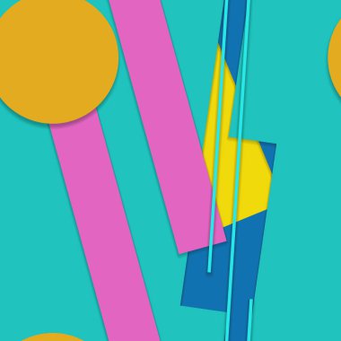 Düz malzeme tasarımı-yaratıcı vektör Trend Dikişsiz.