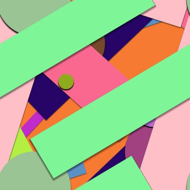 Düz malzeme tasarımı-yaratıcı vektör Trend Dikişsiz.