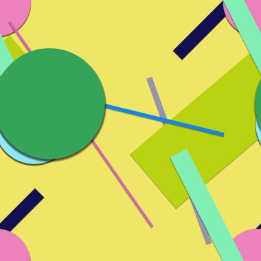 Düz malzeme tasarımı-yaratıcı vektör Trend Dikişsiz.