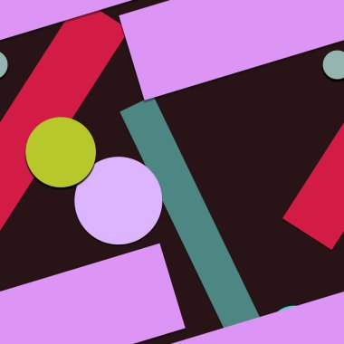 Düz malzeme tasarımı-yaratıcı vektör Trend Dikişsiz.