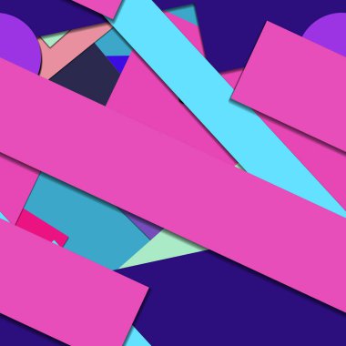 Düz malzeme tasarımı-yaratıcı vektör Trend Dikişsiz.