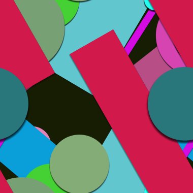 Düz malzeme tasarımı-yaratıcı vektör Trend Dikişsiz.