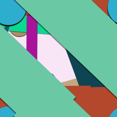 Düz malzeme tasarımı, yaratıcı ve kusursuz arkaplan