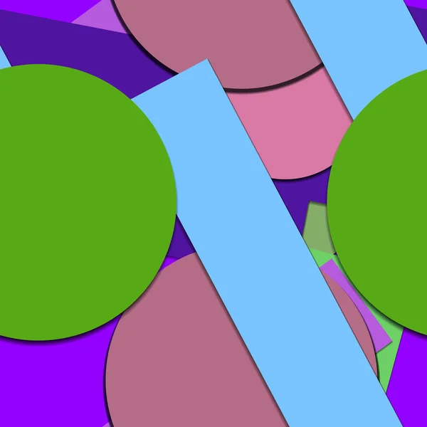 Parlak Renkli Geometrik Şekiller Arkaplanı — Stok fotoğraf