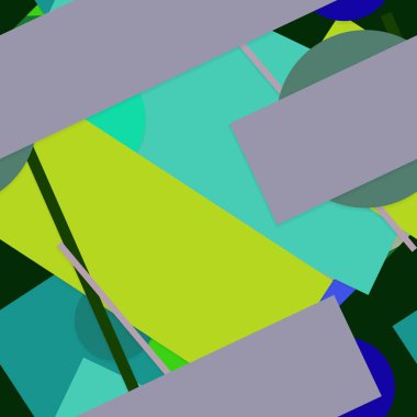 parlak şablon, geometrik şekiller, uzay poster arkaplanını kopyala 