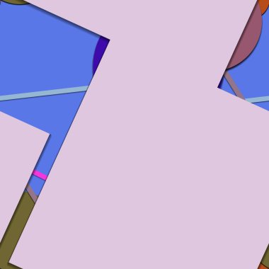 parlak geometrik şekiller, uzay poster arkaplanını kopyala 