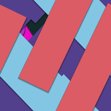 parlak geometrik şekiller, uzay poster arkaplanını kopyala 