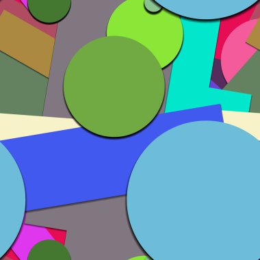 pürüzsüz parlak geometrik şekiller, kopyalama alanı arkaplanı 