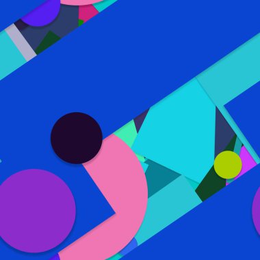 Düz malzeme tasarımı-yaratıcı vektör Trend Dikişsiz