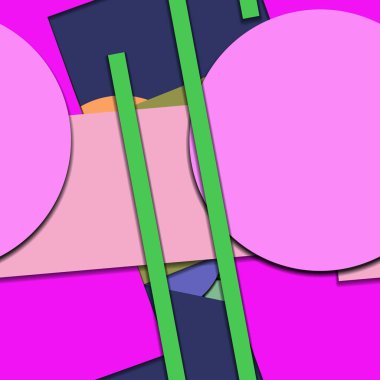 Düz malzeme tasarımı-yaratıcı vektör Trend Dikişsiz