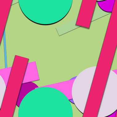 Düz malzeme tasarımı-yaratıcı vektör Trend Dikişsiz