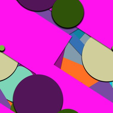 Düz malzeme tasarımı-yaratıcı vektör Trend Dikişsiz