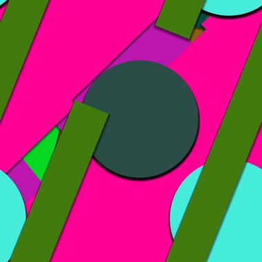 Düz malzeme tasarımı-yaratıcı vektör Trend Dikişsiz