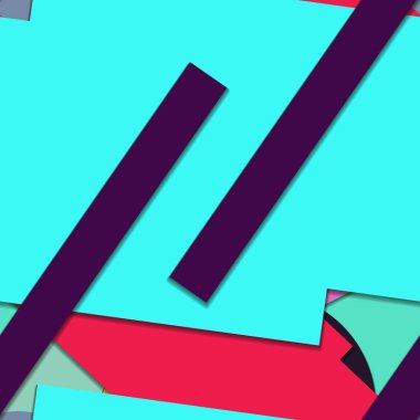 Düz malzeme tasarımı-yaratıcı vektör Trend Dikişsiz