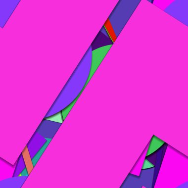 Düz malzeme tasarımı-yaratıcı vektör Trend Dikişsiz