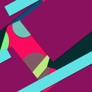 Düz malzeme tasarımı-yaratıcı vektör Trend Dikişsiz