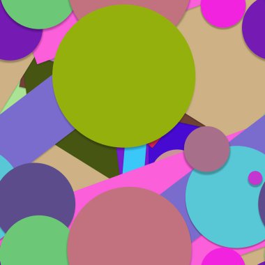 Düz malzeme tasarımı-yaratıcı vektör Trend Dikişsiz