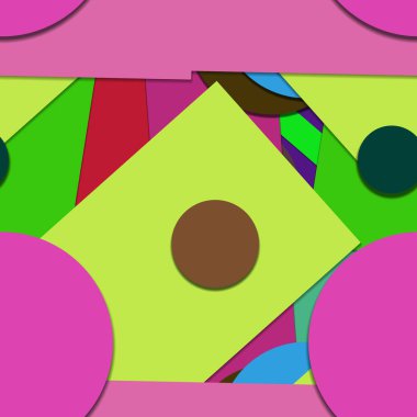 Düz malzeme tasarımı-yaratıcı vektör Trend Dikişsiz