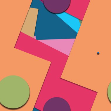 Düz malzeme tasarımı - Yaratıcı eğilim pürüzsüz desen