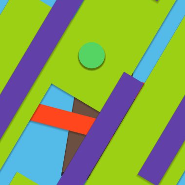 Düz malzeme tasarımı - Yaratıcı eğilim pürüzsüz desen