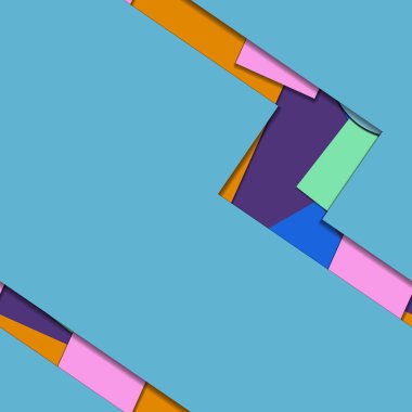 Düz malzeme tasarımı - Yaratıcı eğilim pürüzsüz desen