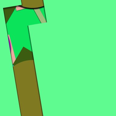 Düz malzeme tasarımı - Yaratıcı eğilim pürüzsüz desen