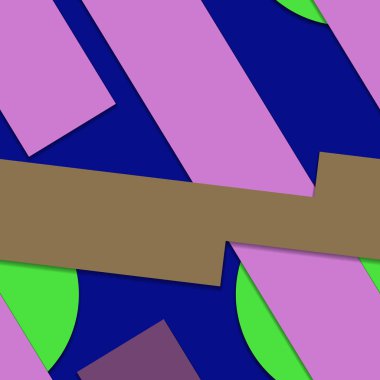 Düz malzeme tasarımı - Yaratıcı eğilim pürüzsüz desen