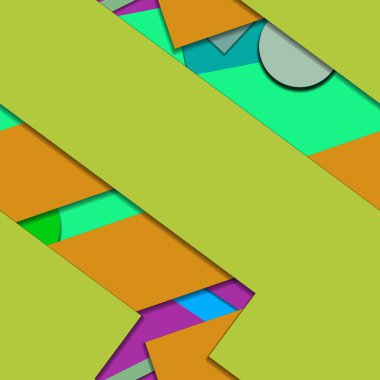 Düz malzeme tasarımı - Yaratıcı eğilim pürüzsüz desen