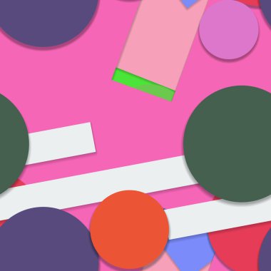 Düz malzeme tasarımı-yaratıcı vektör Trend Dikişsiz