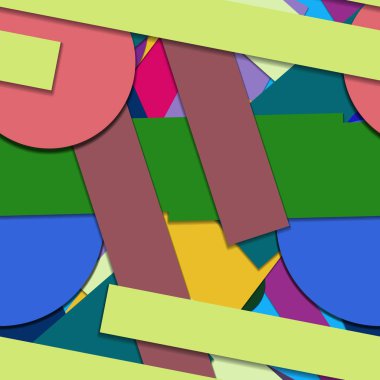 Düz malzeme tasarımı-yaratıcı vektör Trend Dikişsiz