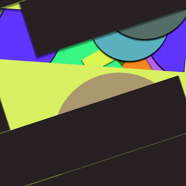 Farbenfroher Nahtloser Hintergrund Mit Geometrischen Formen — Stockfoto