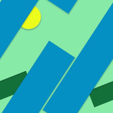 Geometrik formlar ile renkli kesintisiz arka plan