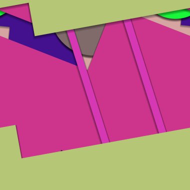 Geometrik formlar ile renkli kesintisiz arka plan