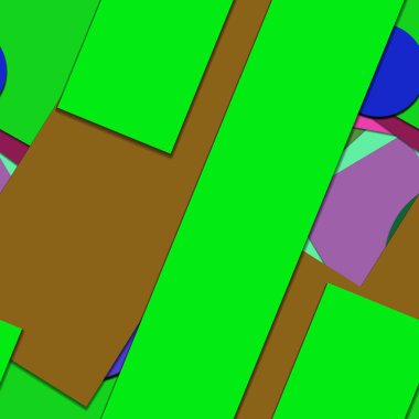 Geometrik formlar ile renkli kesintisiz arka plan