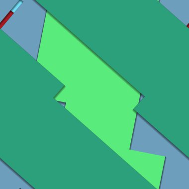 Geometrik formlar ile renkli kesintisiz arka plan