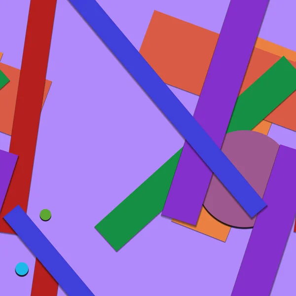 Geometrik Formlar Ile Renkli Kesintisiz Arka Plan — Stok fotoğraf