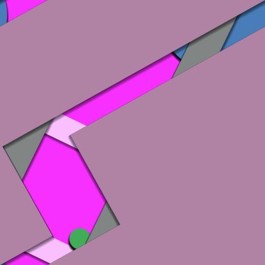 Geometrik formlar ile renkli kesintisiz arka plan
