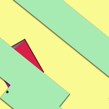 Geometrik formlar ile renkli kesintisiz arka plan