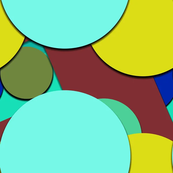 Цветной Бесшовный Фон Геометрическими Формами — стоковое фото
